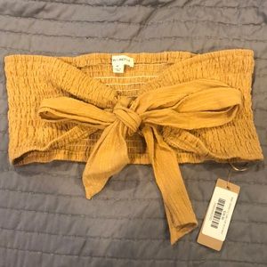 Mustard tube top